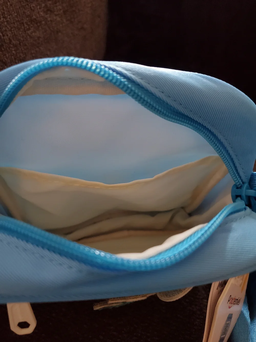 Disney Donald Duck Light Blue Crossbody Bag w/Velcro Patches